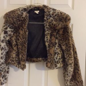 Faux fur coat
